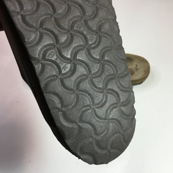 Birkenstock Arizona Taupe Suede Sandals Leather Shoes Unisex Size 44 - Picture 10 of 10